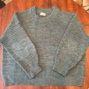 Teal crewneck sweater